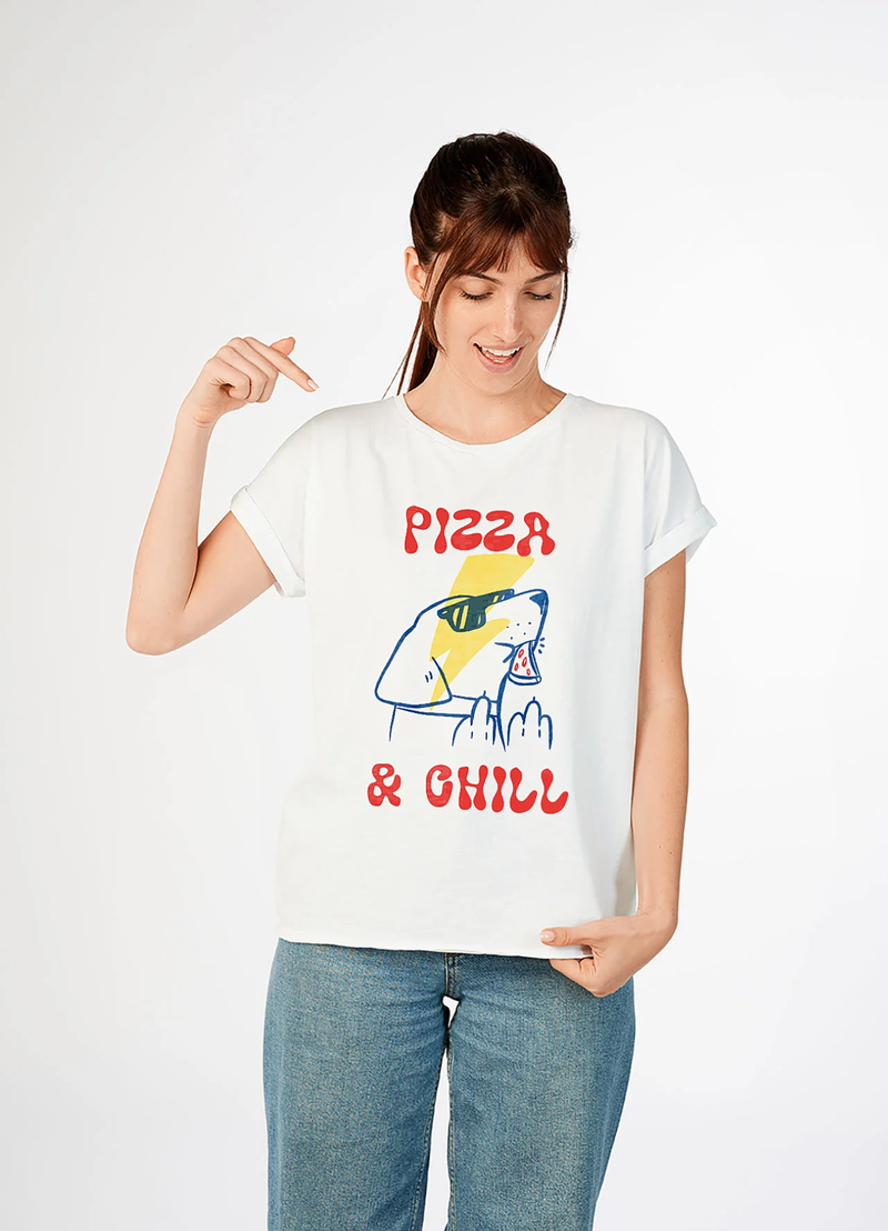 POLERA  MUJER PIZZA