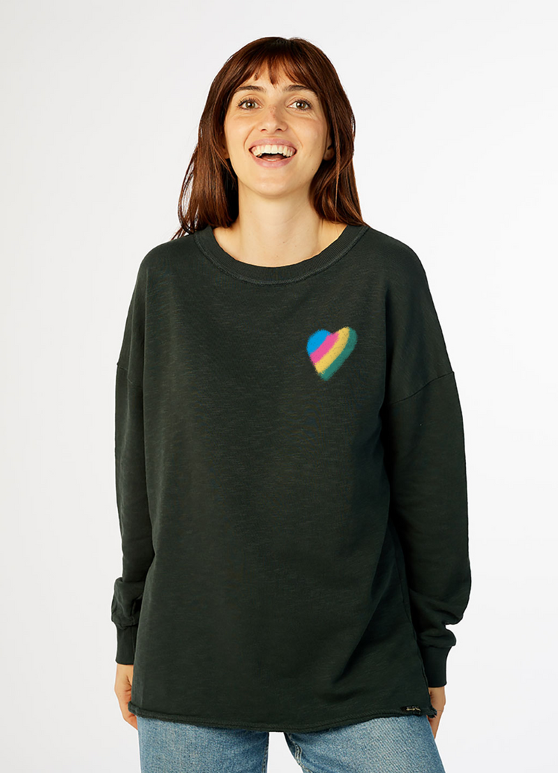 POLERON MUJER CORAZON WINS