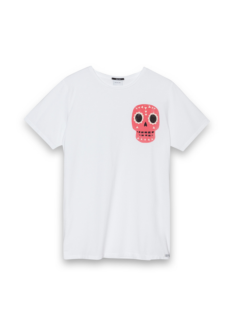 POLERA HOMBRE SKULL RED