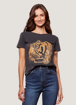 POLERA MUJER ORANGE TIGER