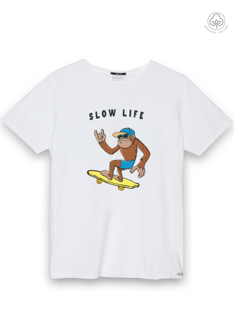 POLERA KIDS SLOW LIFE N